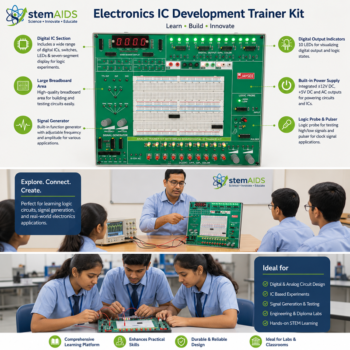 Electronics IC Development Trainer Kit - Electrical and Electronics | STEMAids